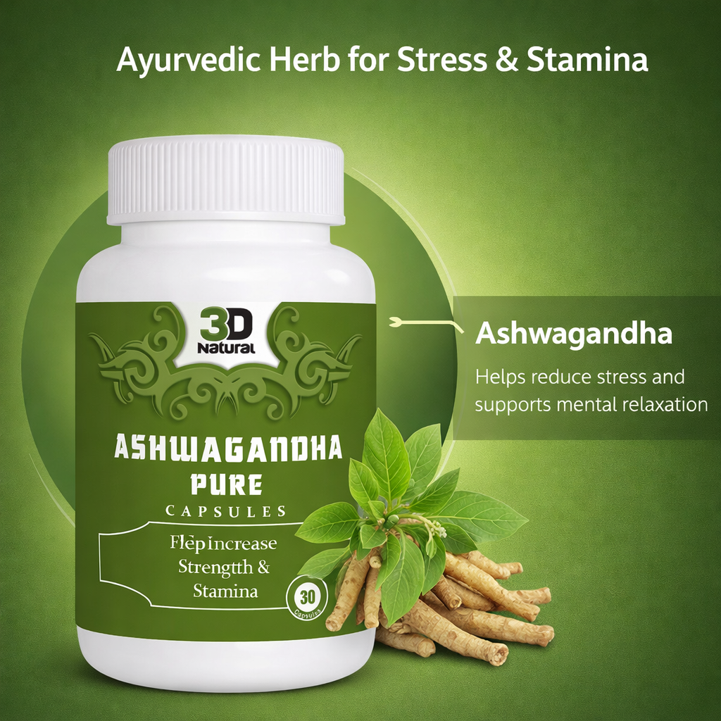 3D Ashwagandha Pure Capsules