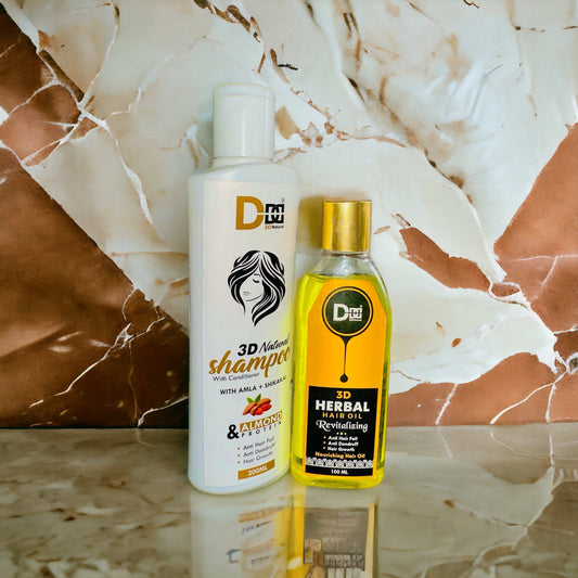 Anti Hairfall Shampoo & Oil Combo