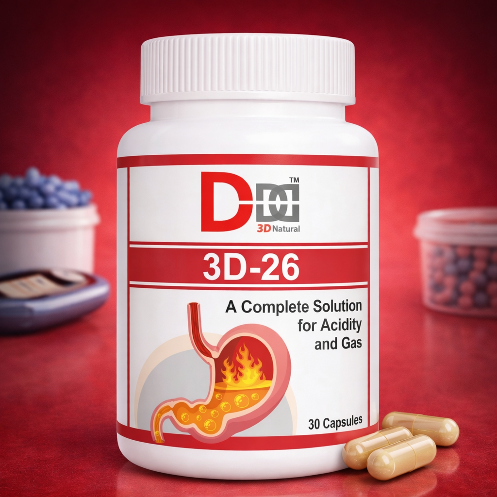 3D-26 Acid & Gas Relief Capsules