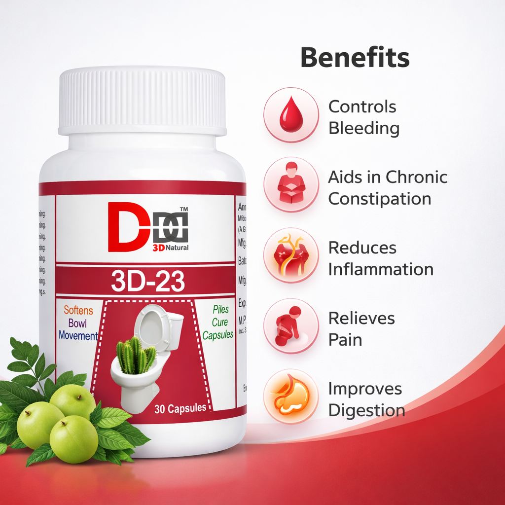 3D Piles Cure Capsules