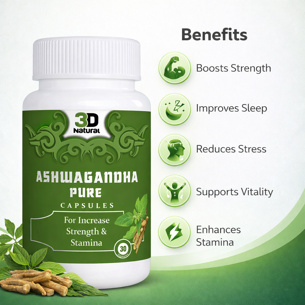 3D Ashwagandha Pure Capsules