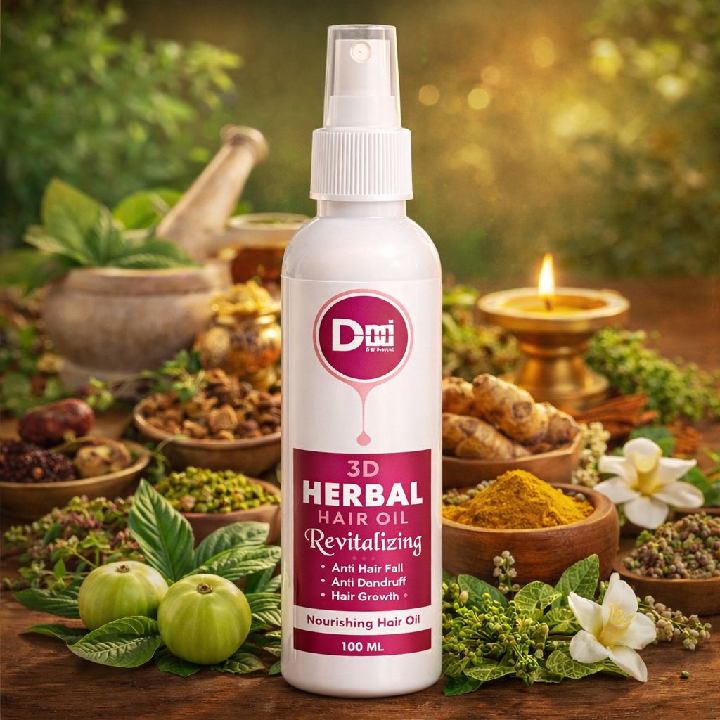 3D Natural  Herbal Hair Oil